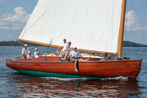 Silent Maid, overall winner of the 2019 Castine Classic Yacht Race