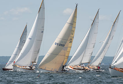 The Castine Classic race start for Classic B