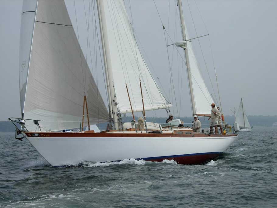 51' ketch Saphedra, designed by Nielsen and built by Paul Luke in 1965